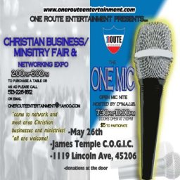 Christian Business/Ministry Fair and Networking Expo and the ONE MIC open mic nite