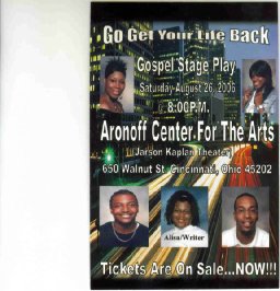 GO GET YOUR LIFE BACK, the stageplay