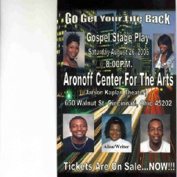 GO GET YOUR LIFE BACK, the stageplay