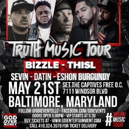 Truth Music Tour 2017 Baltimore, Maryland May 21, 2017